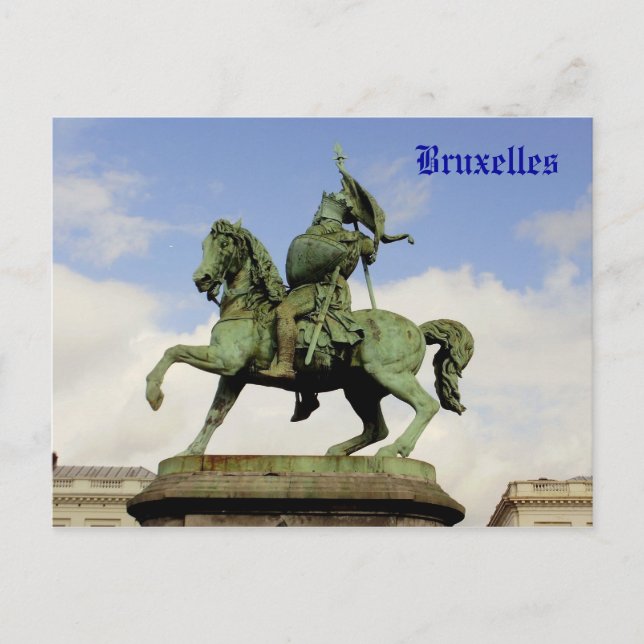 Carte Postale Godfrey de Bouillon (Devant)