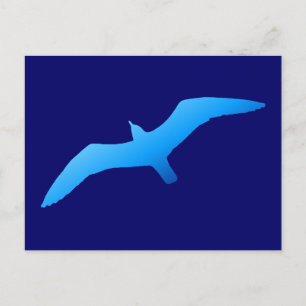 Carte Postale Goéland bleu