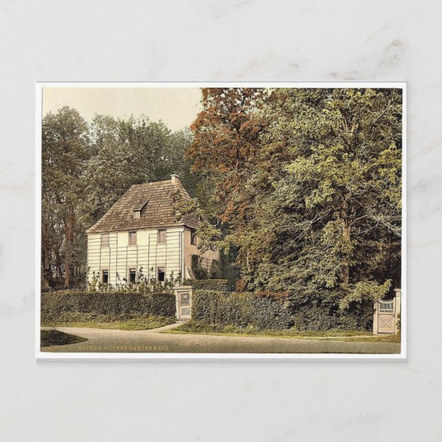 Carte Postale Goethe's House, Weimar, Thuringe, Allemagne classi (Devant)