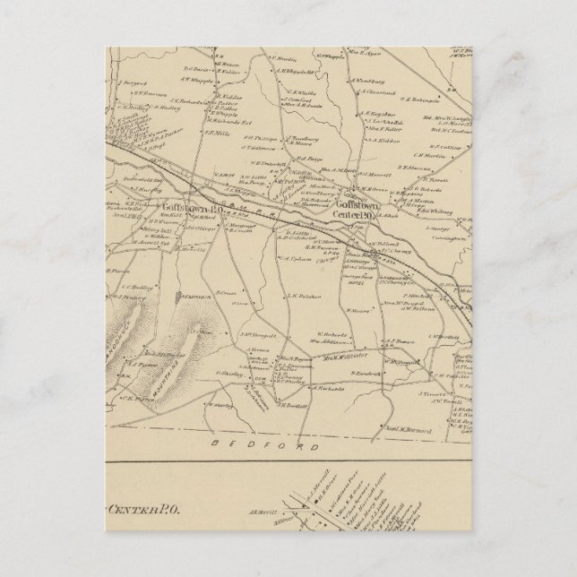 Carte Postale Goffstown, Hillsborough (Devant)
