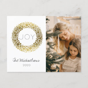 Carte postale Gold Blush Watercolor