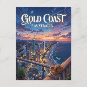 Carte Postale Gold Coast Australie