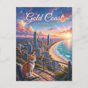 Carte Postale Gold Coast Australie