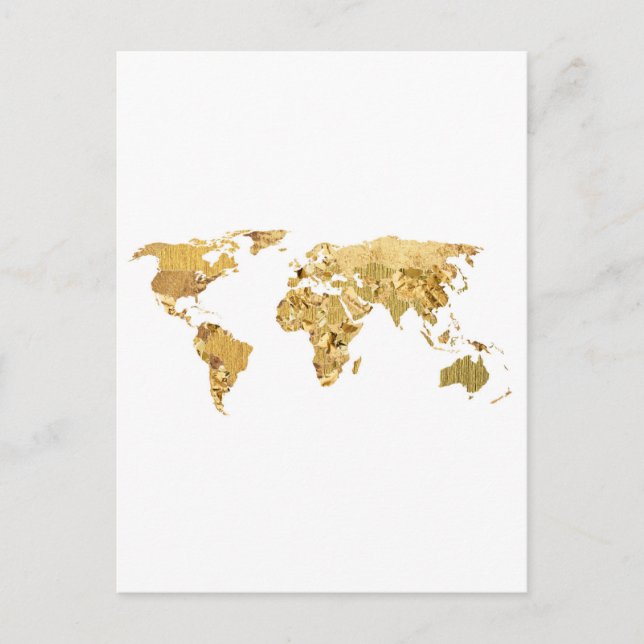 Carte Postale Gold Foil (Devant)