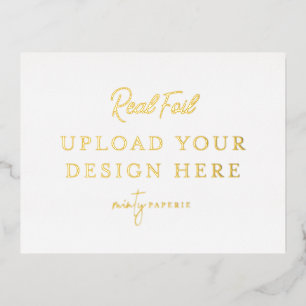 Carte postale Gold Foil Landcape