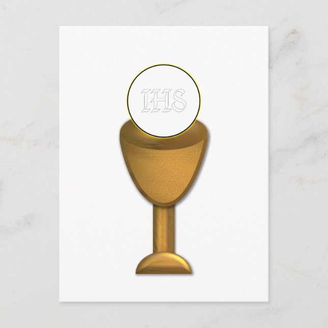 Carte Postale Golden Chalice and Host (Devant)