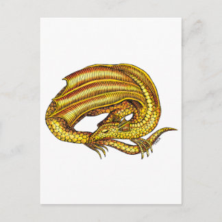 Carte Postale Golden Dragon
