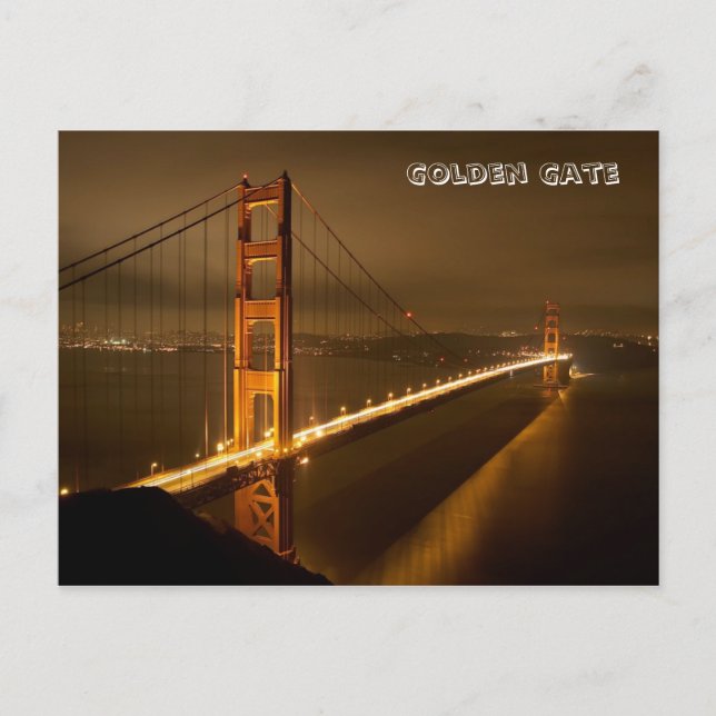 Carte Postale Golden Gate (Devant)