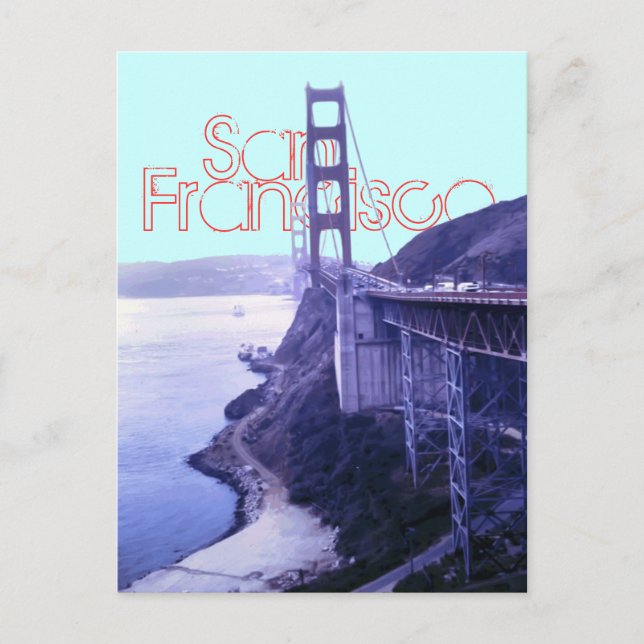 Carte Postale Golden Gate Bridge (Devant)