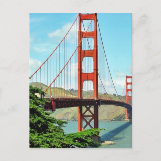 Carte Postale Golden Gate Bridge à San Francisco (Devant)