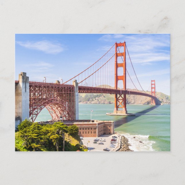 Carte Postale Golden Gate Bridge paysage Photo (Devant)