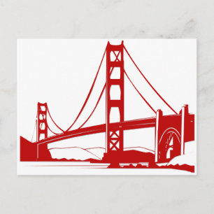 Carte Postale Golden Gate Bridge - San Francisco, CA
