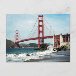 Carte Postale Golden Gate Bridge San Francisco CA