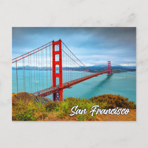 Carte Postale Golden Gate Bridge, San Francisco, Californie