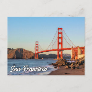 Carte Postale Golden Gate Bridge, San Francisco, Californie