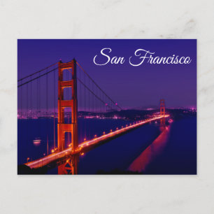 Carte Postale Golden Gate Bridge San Francisco Californie États-