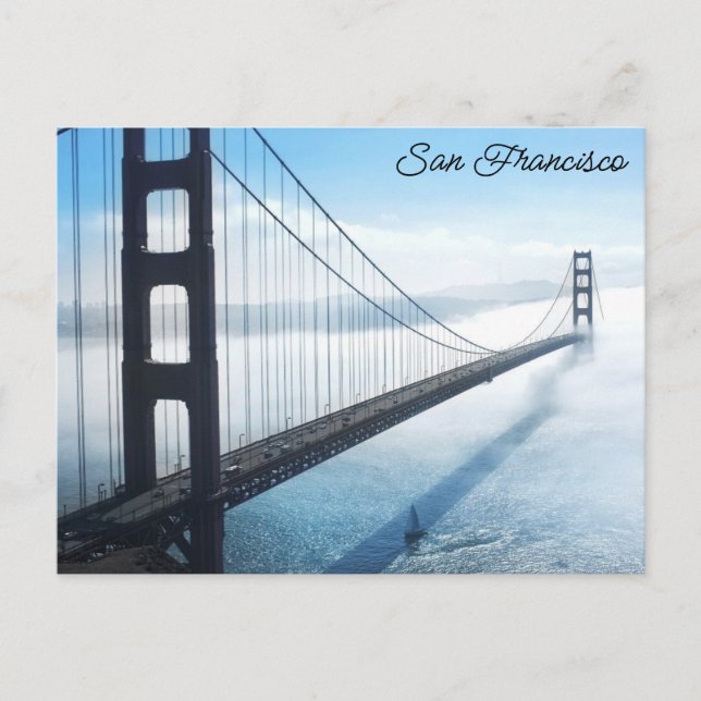 Carte Postale Golden Gate Bridge San Francisco Californie Travel (Devant)