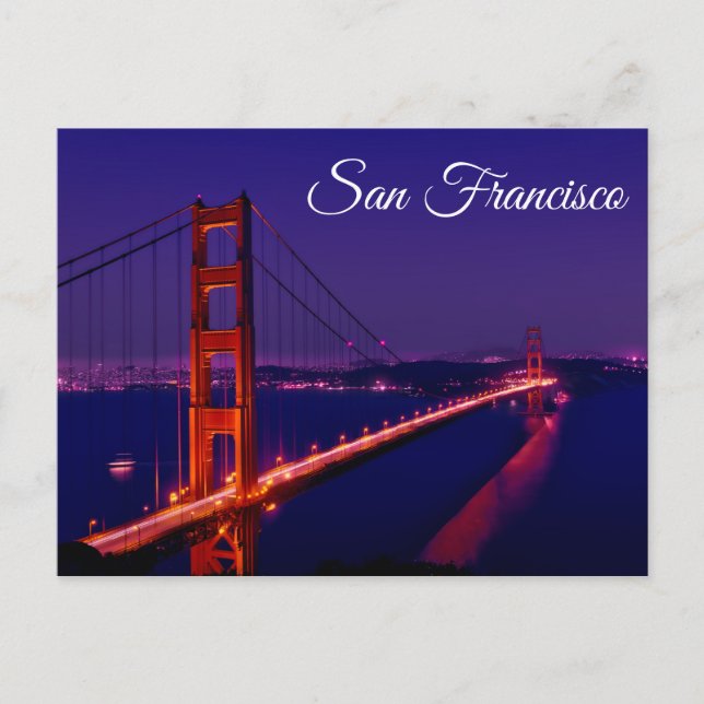 Carte Postale Golden Gate Bridge San Francisco Californie USA (Devant)