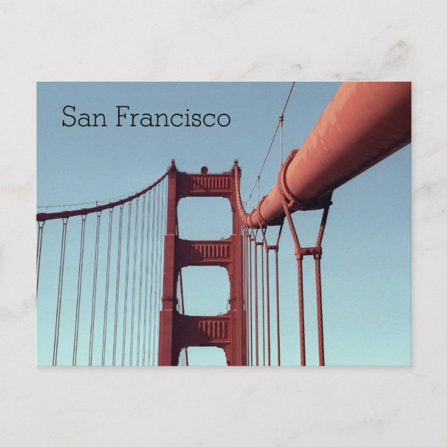 Carte Postale Golden Gate Bridge, San Francisco Photo Travel (Devant)