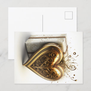 Carte postale Golden Heart