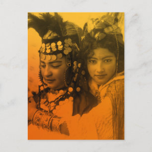 Carte Postale Golden Maghreb Ouled Naïl Berber Girl Femme