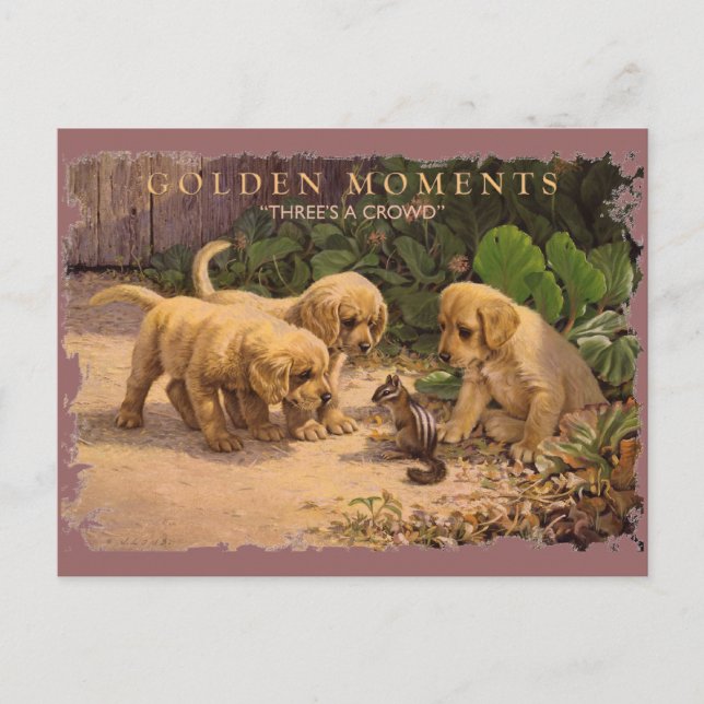 Carte Postale GOLDEN MOMENTS-Trois une foule (Devant)