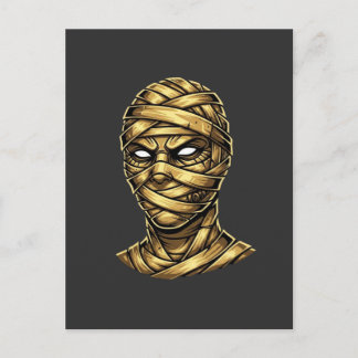 Carte Postale Golden Mummy Pharaoh - Ancient Egypt Streetwear