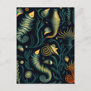 Carte Postale Golden Reefs