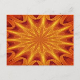 Carte postale Golden Star Burst