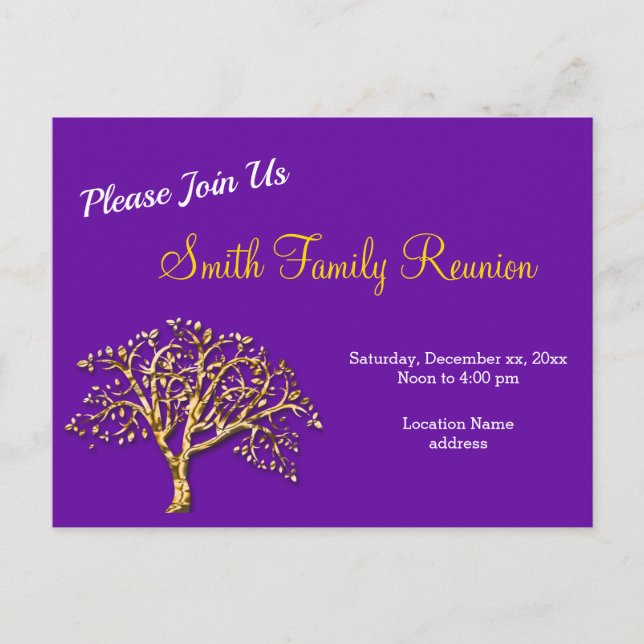 Carte postale Golden Tree Family Reunion (Devant)