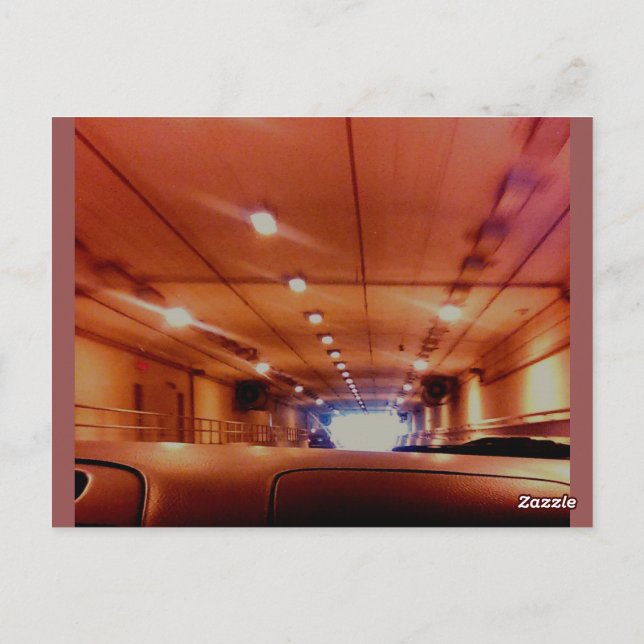 CARTE POSTALE GOLDEN TUNNEL (Dos)