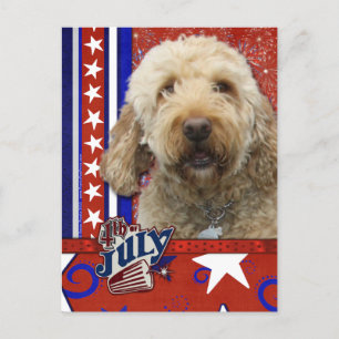 Carte Postale GoldenDoodle