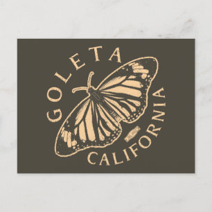 CARTE POSTALE GOLETA PÈRE NOËL BARBARA CALIFORNIE VINTAGE