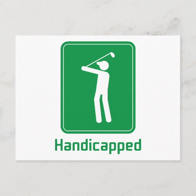 Carte Postale Golf (Devant)
