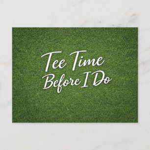 Carte Postale Golf Bachelor Par-Tee Golf Theme Invitation   Heur