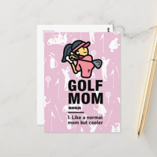 Carte Postale Golf Drôle de dire des citations pour Golfer