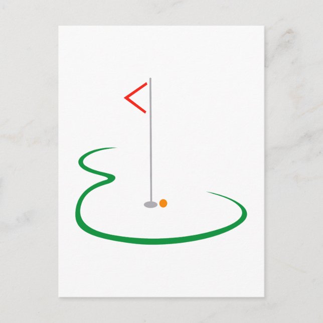 Carte Postale Golf Green (Devant)