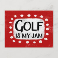 Carte postale Golf Is My Jam