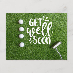 Carte Postale Golf Prompt rétablissement