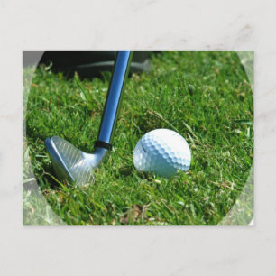 Carte postale Golf Putt