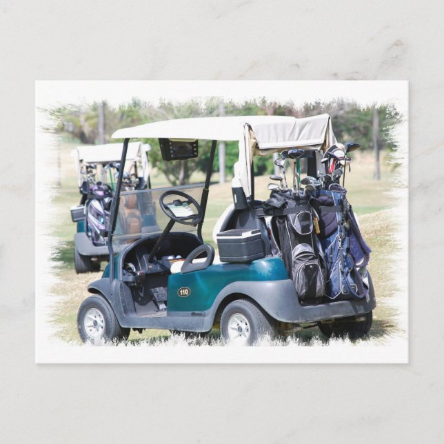 Carte postale Golfcart (Devant)