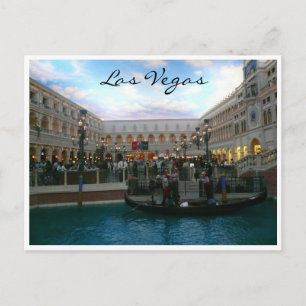 Carte Postale gondala vegas