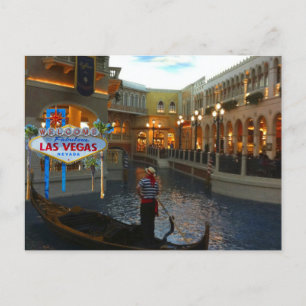 Carte Postale Gondola vénitienne de Las Vegas