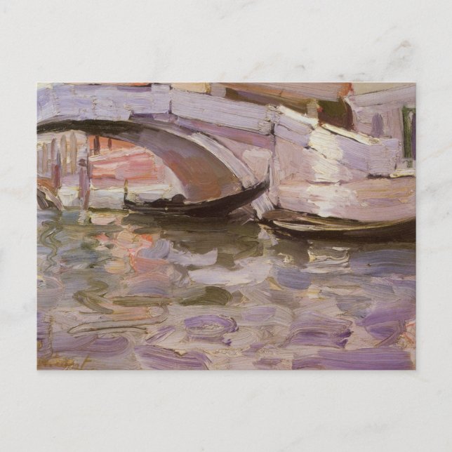 Carte Postale Gondolas de John Singer Sargent, Impressionnisme A (Devant)