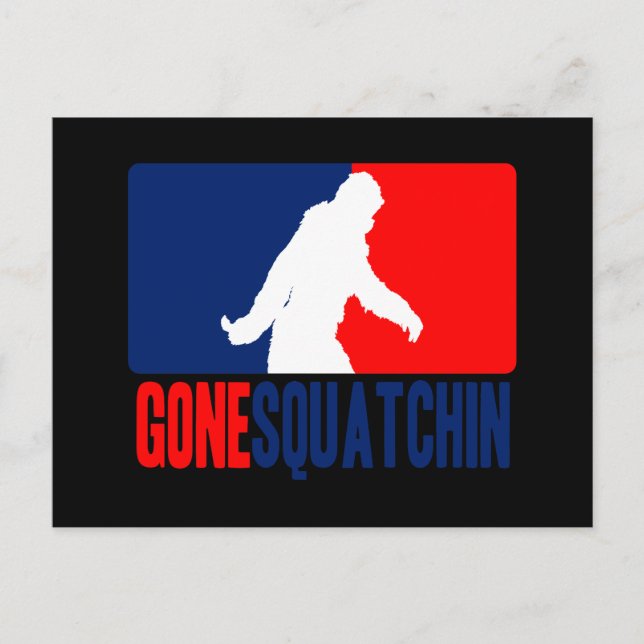 Carte Postale Gone Squatching Style Ligue (Devant)