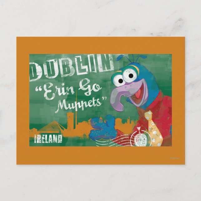 Carte Postale Gonzo - Dublin, Irlande (Devant)