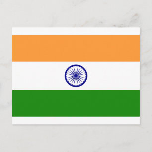 Carte Postale Good color Indian flag "Tiranga"