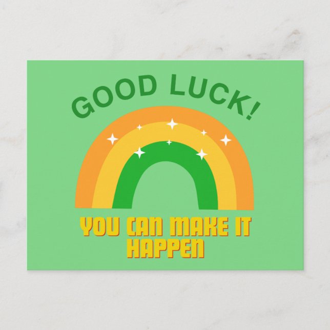 Carte Postale Good Luck (Devant)