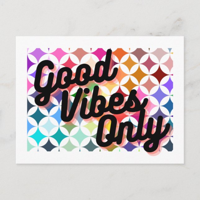 Carte Postale Good Vibes (Devant)