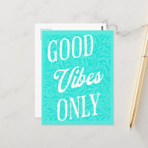 Carte Postale Good Vibes uniquement